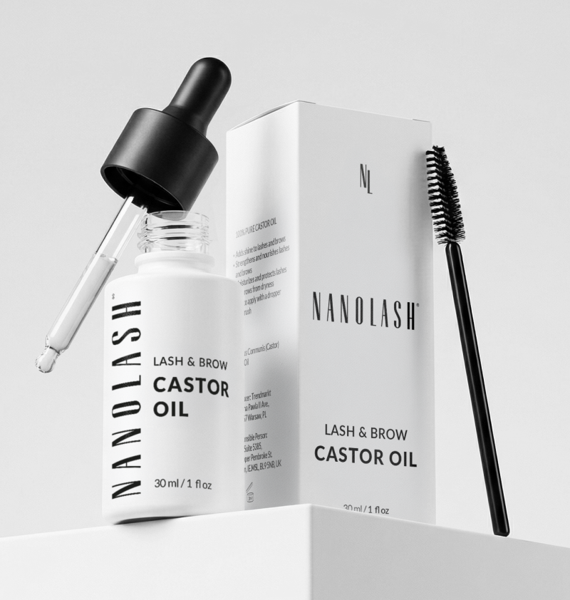 nanolash рициново масло за мигли